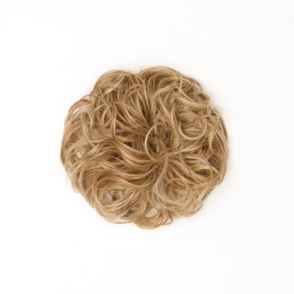 STRANDED HEAT RESISTANT CURLY MESSY BUN