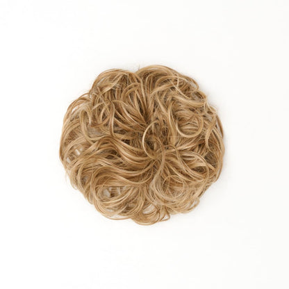 STRANDED HEAT RESISTANT CURLY MESSY BUN