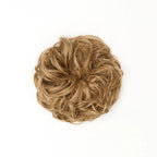 STRANDED HEAT RESISTANT CURLY MESSY BUN