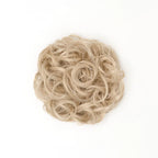 STRANDED HEAT RESISTANT CURLY MESSY BUN