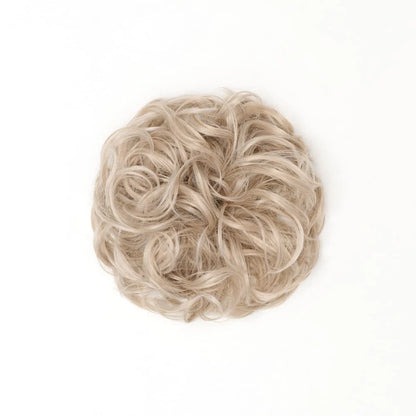 STRANDED HEAT RESISTANT CURLY MESSY BUN