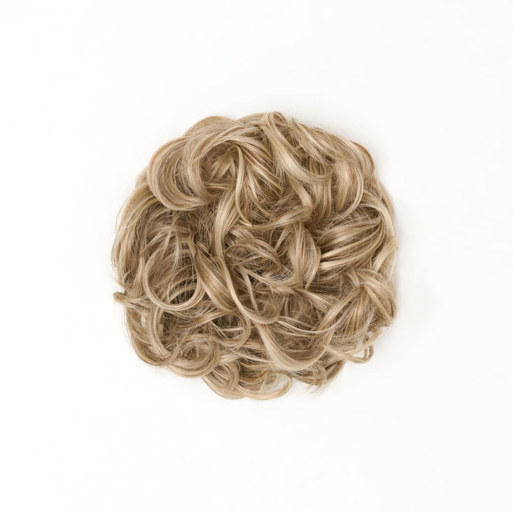 STRANDED HEAT RESISTANT CURLY MESSY BUN