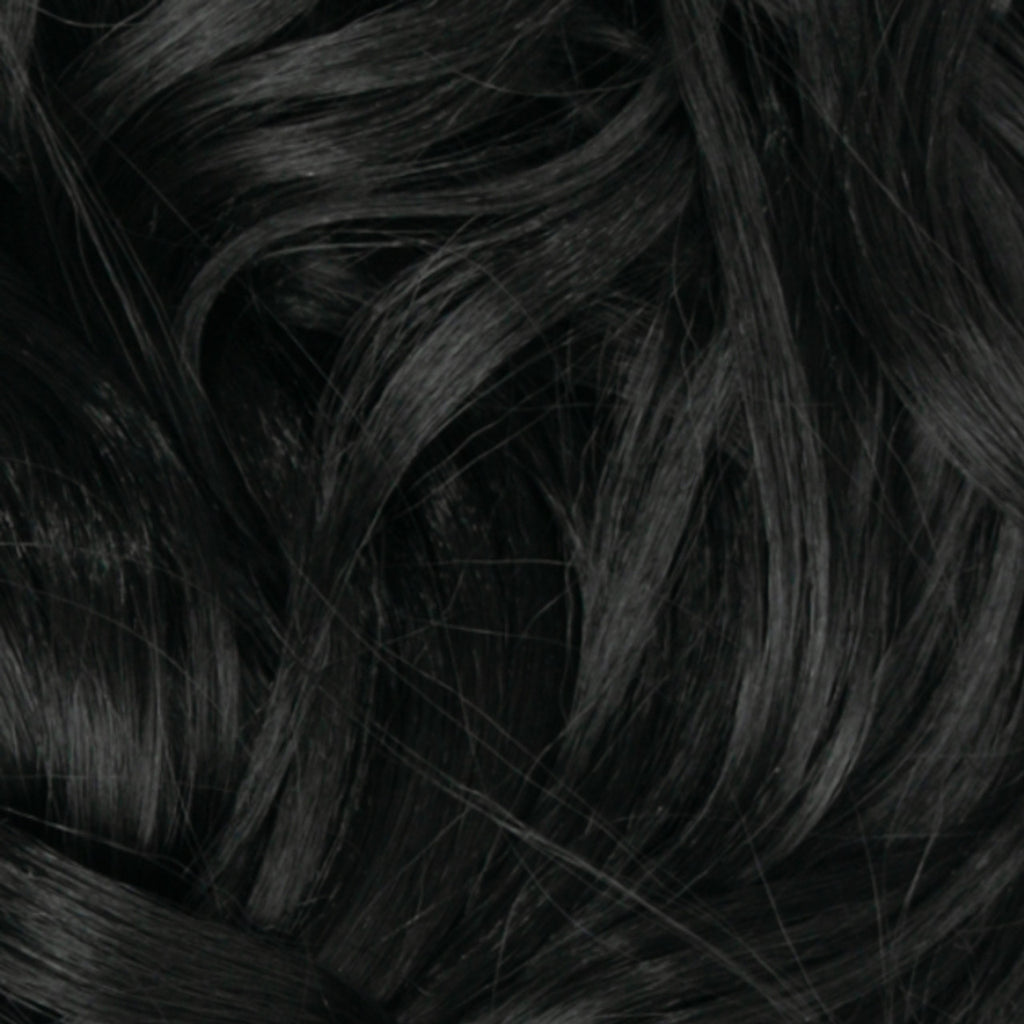 Feme 2-in-1 half Wig or Ponytail- Raven: Length: 28"