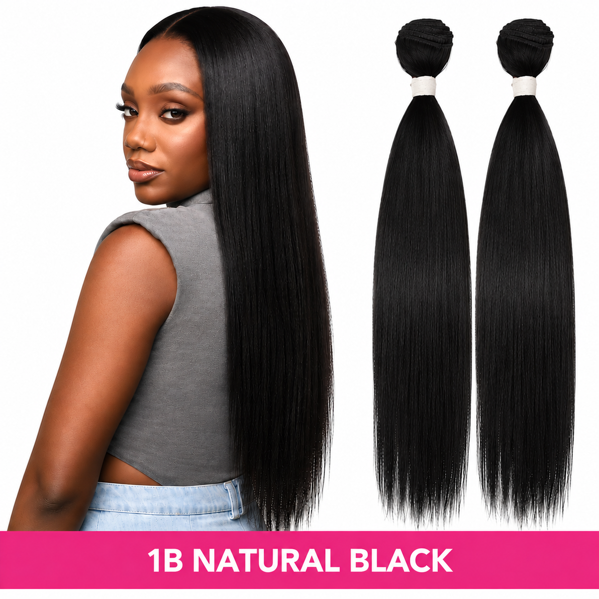 Feme Synthetic Weave - Straight: Synthetic that feels like human hair.