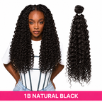 Feme Synthetic Weave - Deep Wave: Synthetic that feels like human hair.