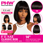 Feme Collection Classic Bob Synthetic Wig with Fringe