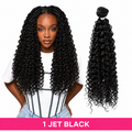Feme Synthetic Weave - Deep Wave: Synthetic that feels like human hair.