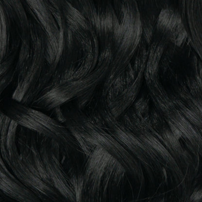 Feme 2-in-1 half Wig or Ponytail- Raven: Length: 28"