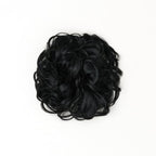 STRANDED HEAT RESISTANT CURLY MESSY BUN