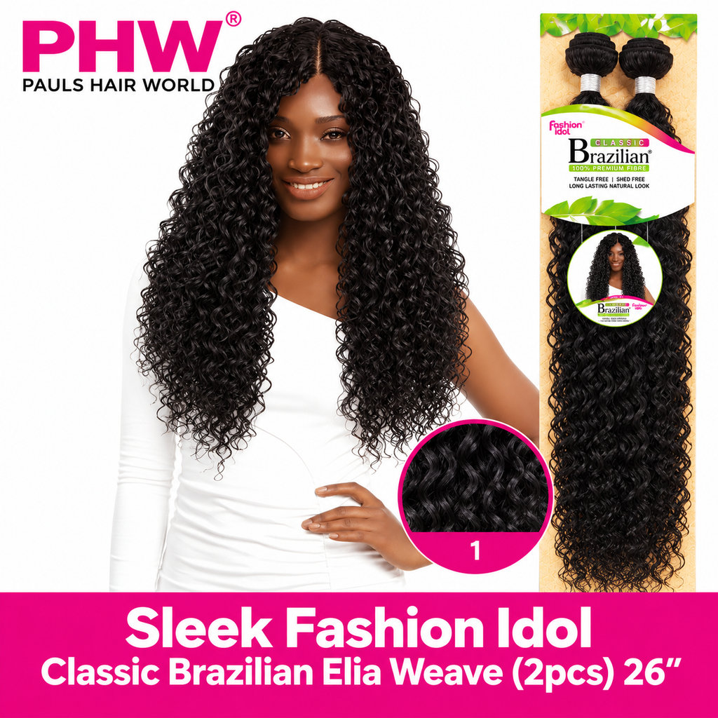 Sleek Fashion Idol Classic Brazilian Elia Synthetic Weave 26" – 2PCS