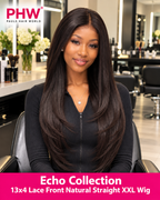 Echo Brazilian Collection 13x4 Lace Front Natural Straight Human Hair Wig