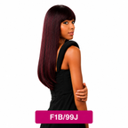 Sleek:Leslie Hair Couture Straight Synthetic Full Fringe Wig