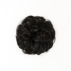 STRANDED HEAT RESISTANT CURLY MESSY BUN