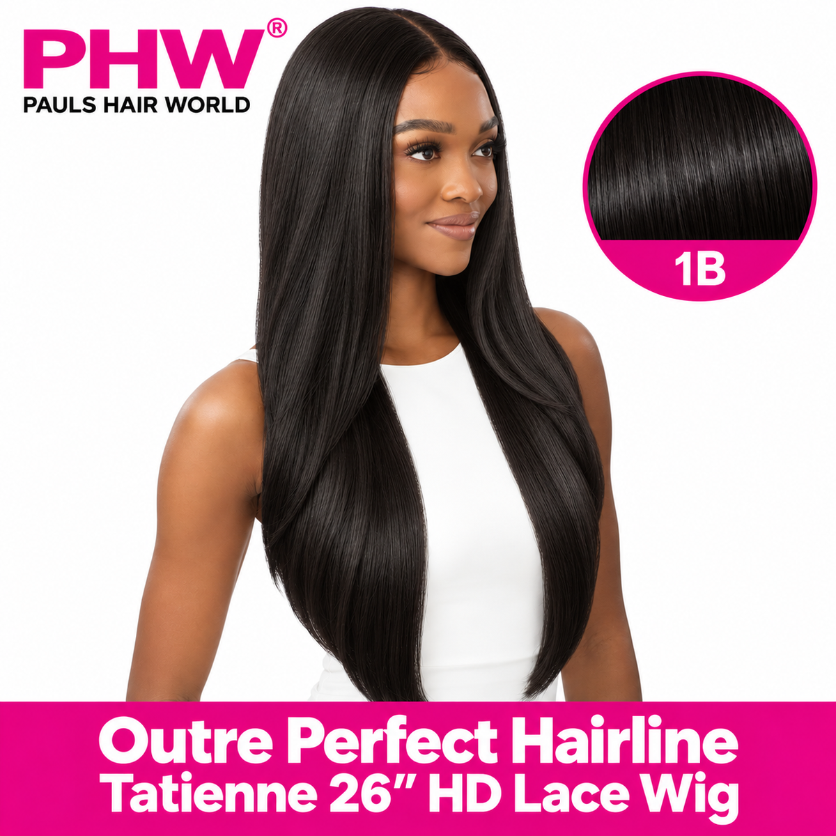 Outre Perfect Hairline Tatienne 26" Synthetic 13x6 HD Lace Wig