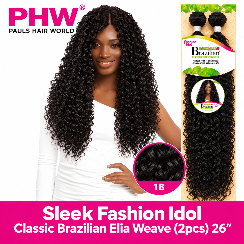 Sleek Fashion Idol Classic Brazilian Elia Synthetic Weave 26" – 2PCS