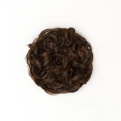 STRANDED HEAT RESISTANT CURLY MESSY BUN