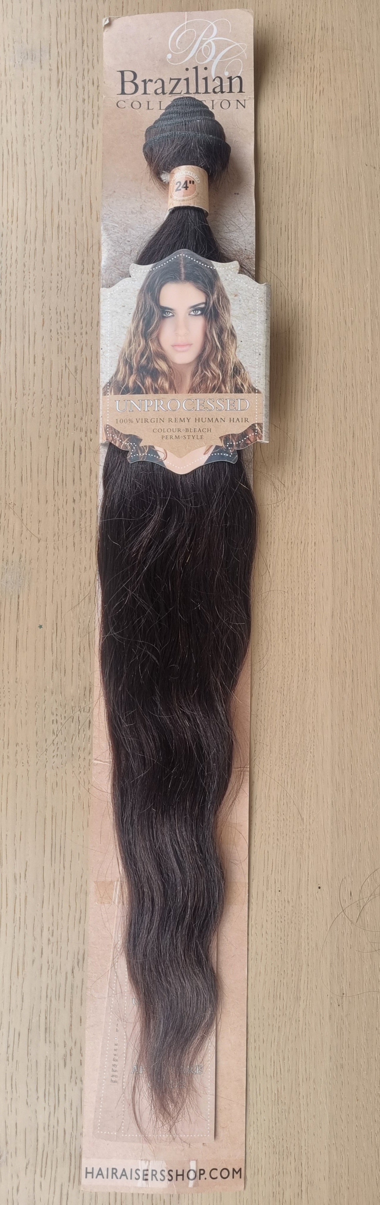 HAIRAISERS BRAZILIAN STRAIGHT WEAVE 24" 100 GRAMS
