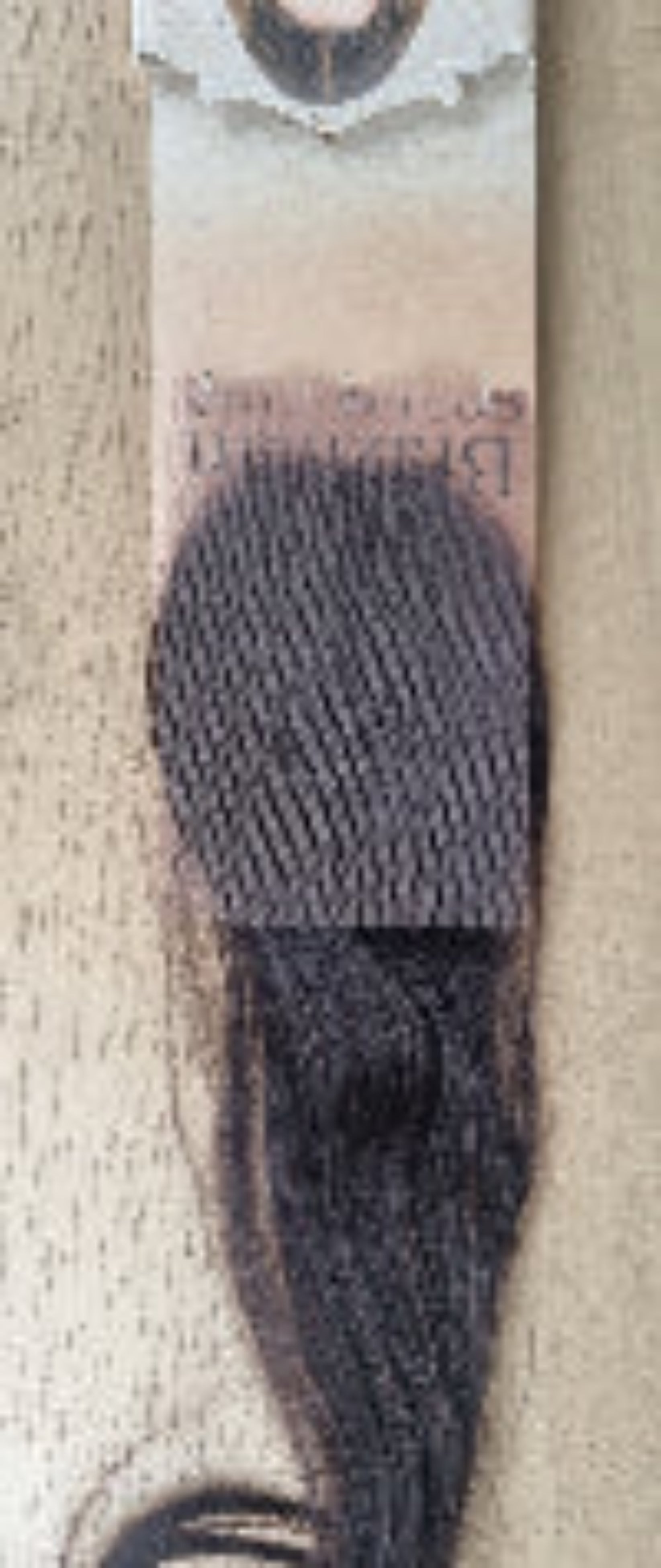 HAIRAISERS LACE FRONT HAND TIED BRAZILIAN STRAIGHT CLOSURE