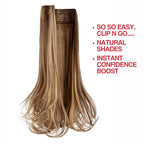 Stranded Flicky Heat Resistant One Piece  Clip-In Hair Extensions