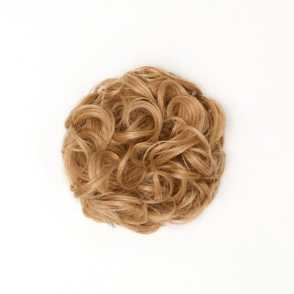 STRANDED HEAT RESISTANT CURLY MESSY BUN