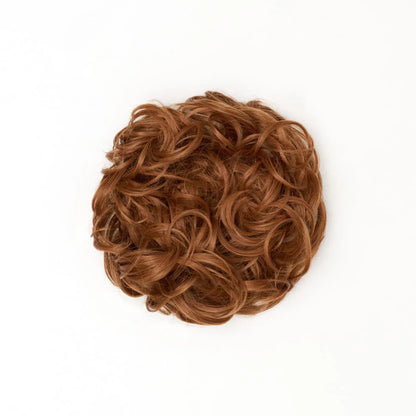 STRANDED HEAT RESISTANT CURLY MESSY BUN