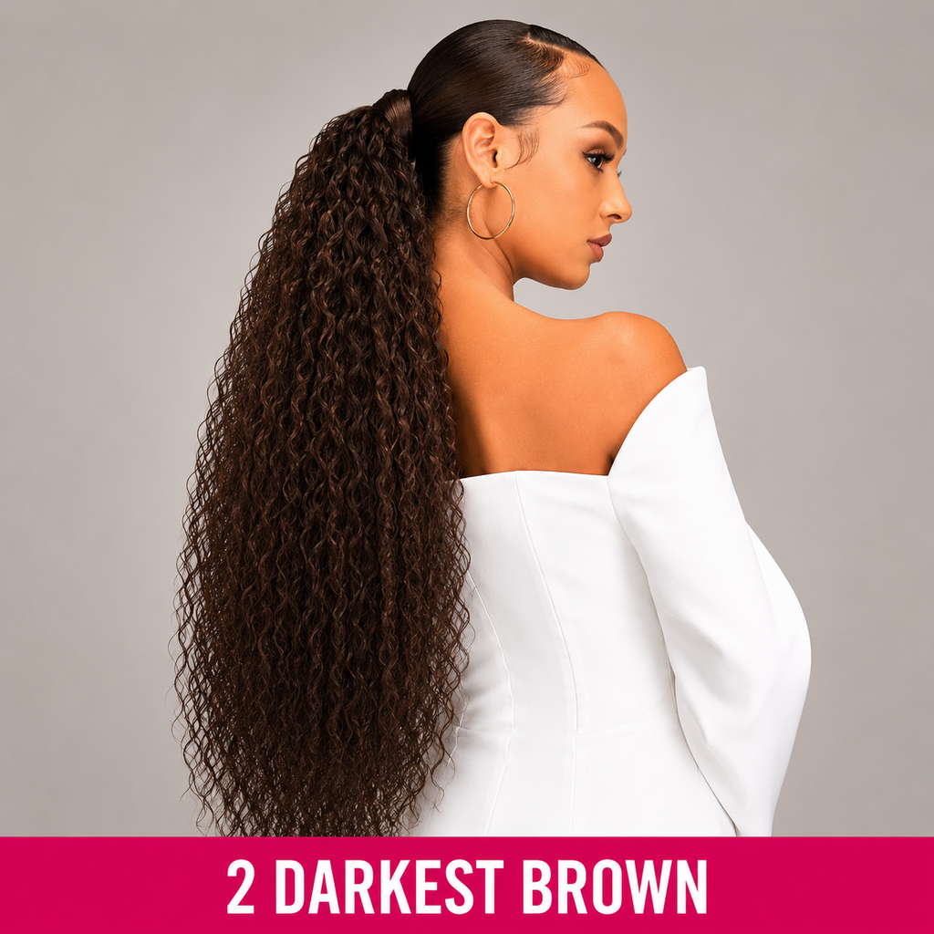 Feme 2-in-1 Half Wig or Ponytail-  Zuri: Length: 20"