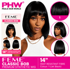 Feme Collection Classic Bob Synthetic Wig with Fringe