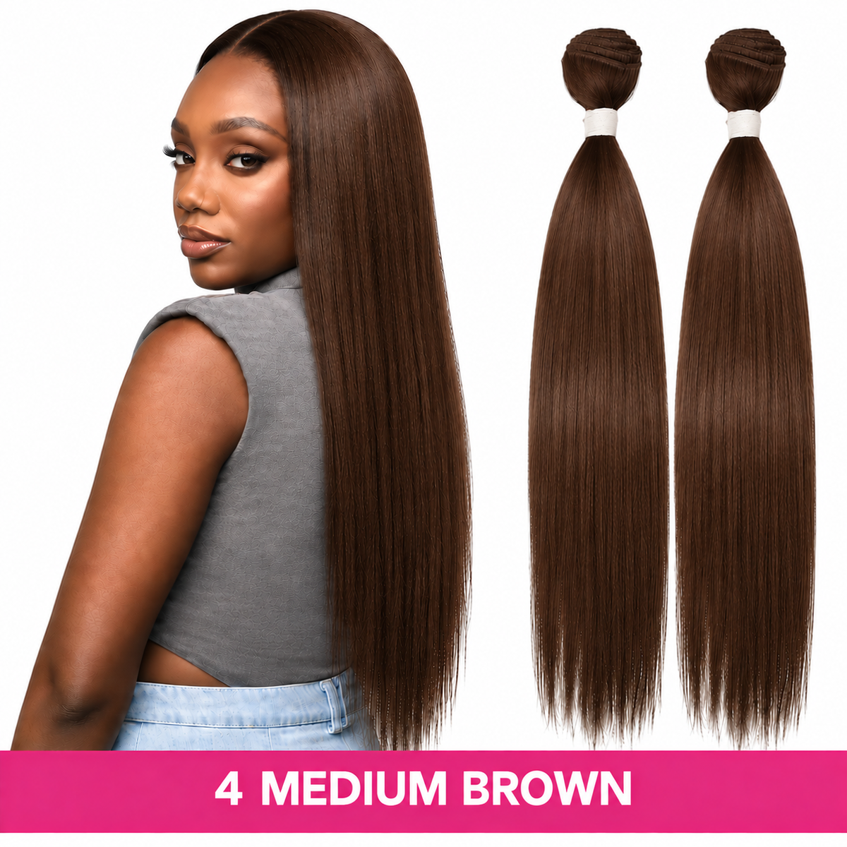 Feme Synthetic Weave - Straight: Synthetic that feels like human hair.