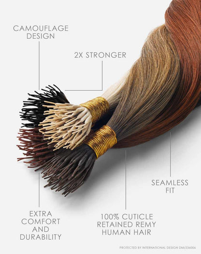 Beauty Works Invisitip® Nanobond® 18"