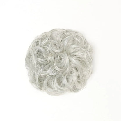 STRANDED HEAT RESISTANT CURLY MESSY BUN