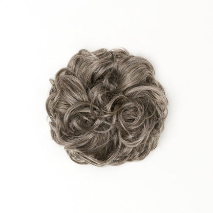 STRANDED HEAT RESISTANT CURLY MESSY BUN