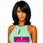 SLEEK FASHION IDOL 101 PREMIUM AMELIE SYNTHETIC LACE PARTING WIG