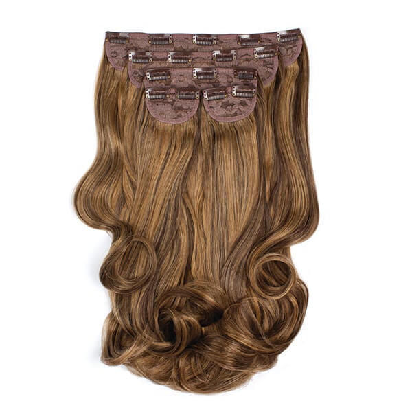 Stranded Instant Bouncy Blow Dry Clip Ins Five Piece Blow Dry Set