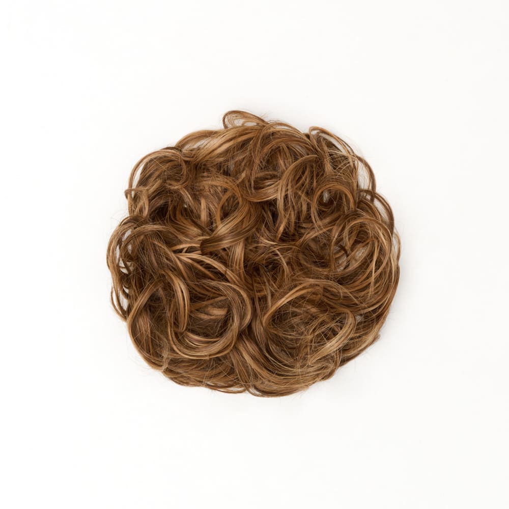STRANDED HEAT RESISTANT CURLY MESSY BUN