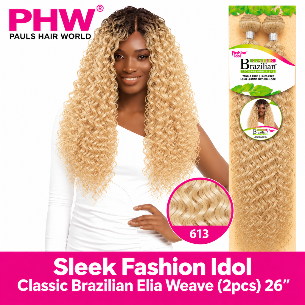 Sleek Fashion Idol Classic Brazilian Elia Synthetic Weave 26" – 2PCS