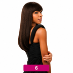 Sleek:Leslie Hair Couture Straight Synthetic Full Fringe Wig