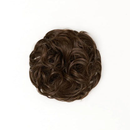 STRANDED HEAT RESISTANT CURLY MESSY BUN