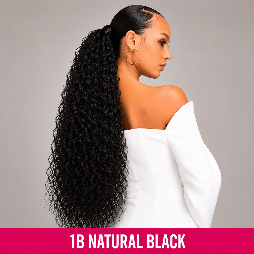 Feme 2-in-1 Half Wig or Ponytail-  Zuri: Length: 20"