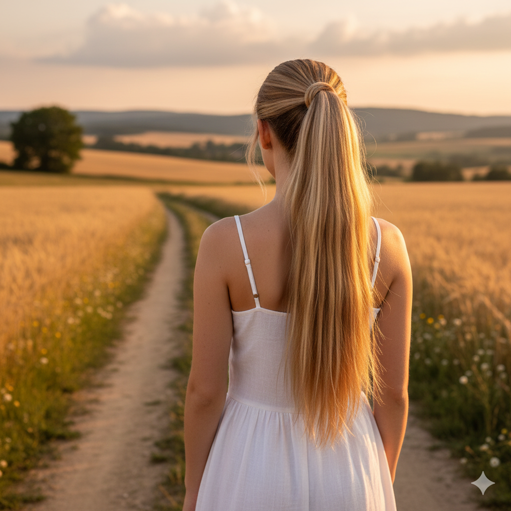 SLEEK AISHA HAIR COUTURE HUMAN HAIR VELCRO WRAP AROUND PONYTAIL