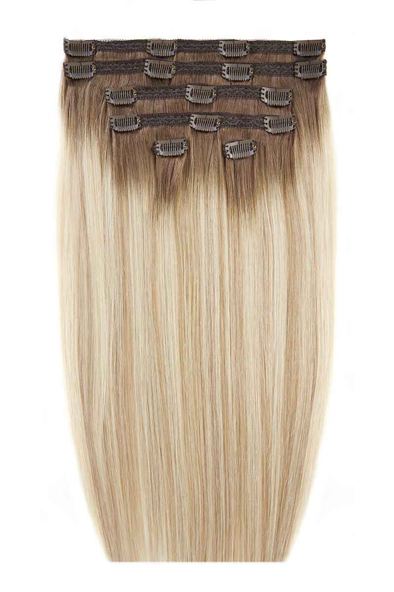 Beauty Works Double Hair Set Clip in Extensions 18 inch