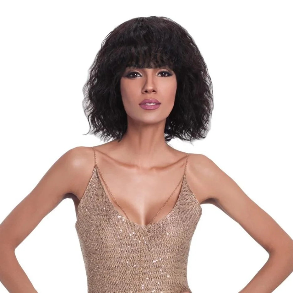 SLEEK CARMELA WIG FASHION  HUMAN HAIR WIG