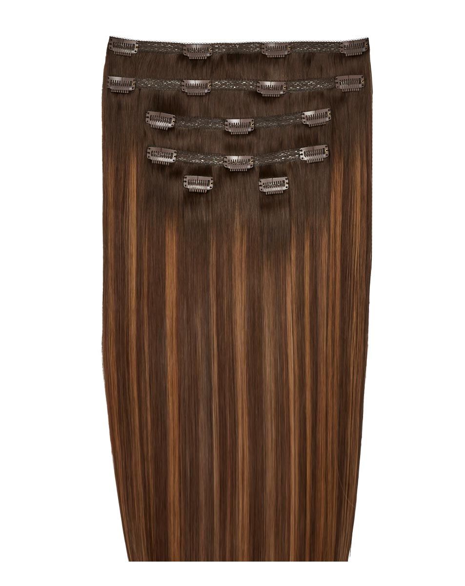 Beauty Works Double Hair Set Clip in Extensions 18 inch