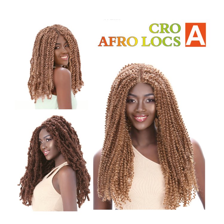 SLEEK CRO AFRO LOCS "A" SYNTHETIC CROCHET BRAIDING HAIR