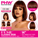 Feme Collection Classic Bob Synthetic Wig with Fringe