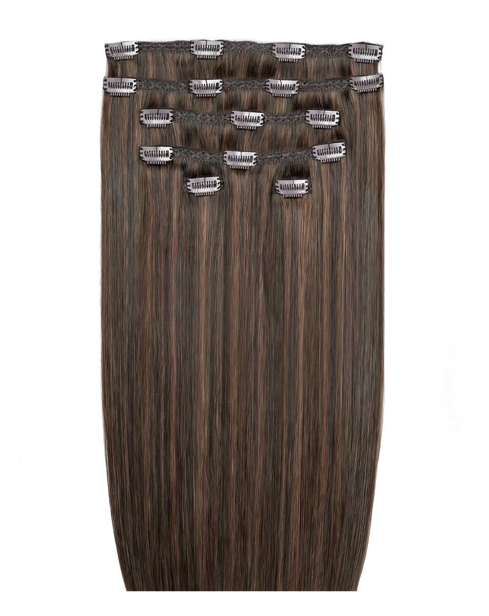 Beauty Works Double Hair Set Clip in Extensions 18 inch