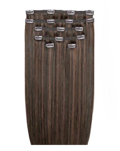 Beauty Works Double Hair Set Clip in Extensions 18 inch