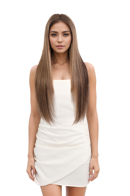 SLEEK SPOTLIGHT "ESTHER" 100% HUMAN HAIR  13x4 LACE WIG: LENGTH:: 28”