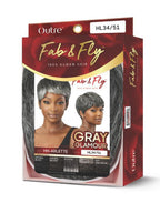 Fab & Fly Grey Glamour - Arlette: Length:  2-4"