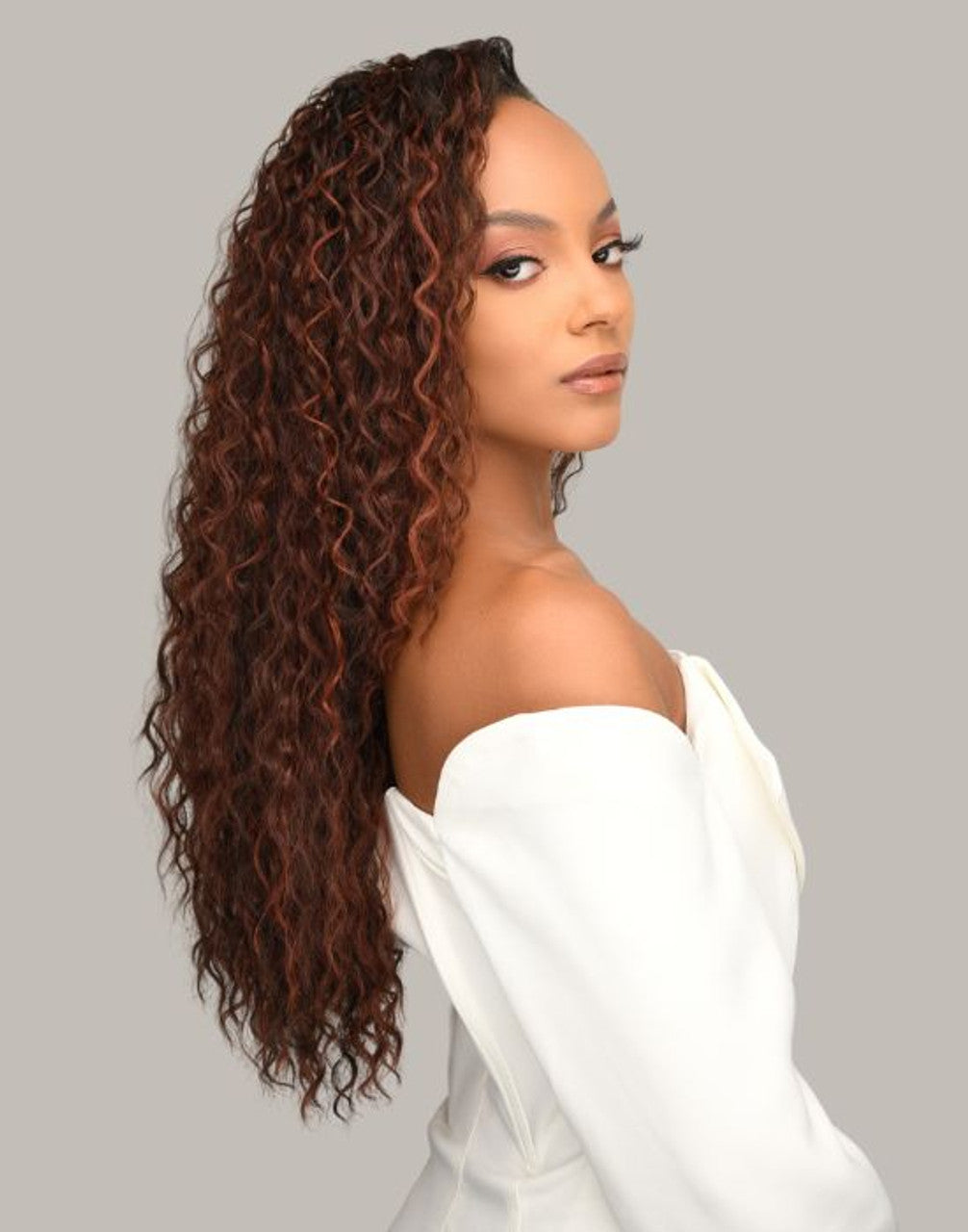 Feme 2-in-1 Half Wig or Ponytail-  Zuri: Length: 20"