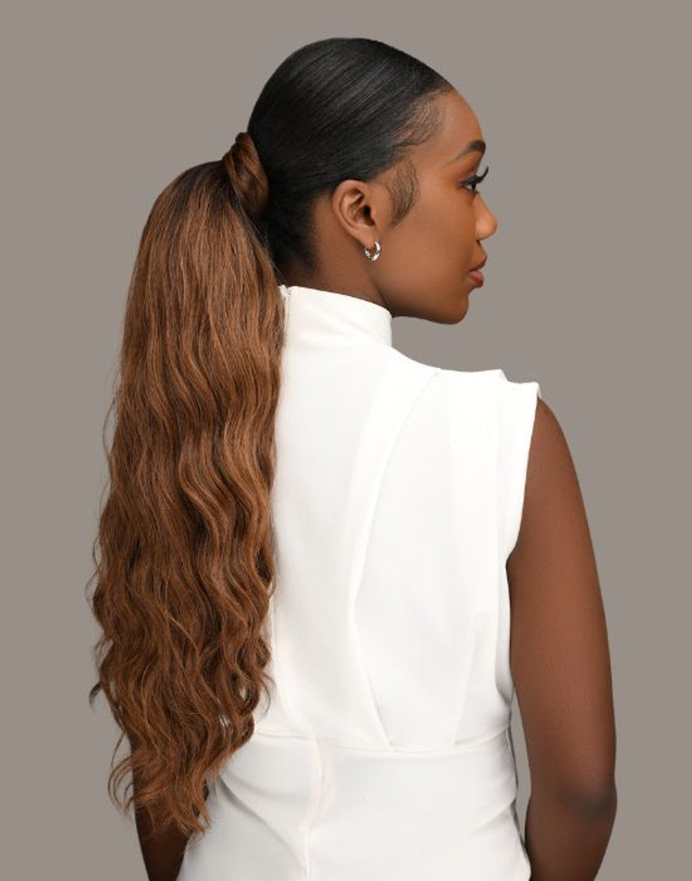 Feme 2-in-1 Half Wig or Ponytail- Nora: Length: 17.5"
